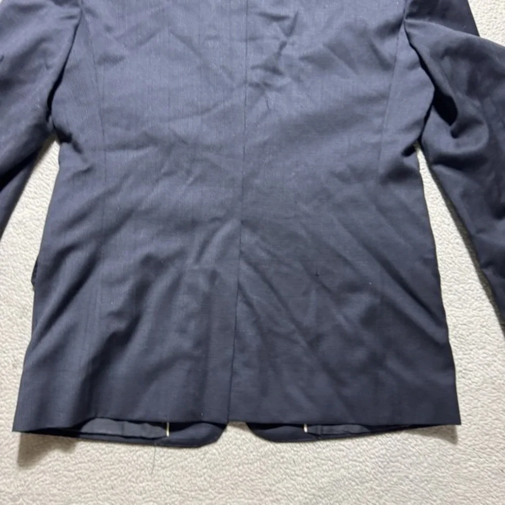 Rag &‎ Bone Blazer Mens 38 Black Two Button Wool Blend For Barneys Jacket Collar